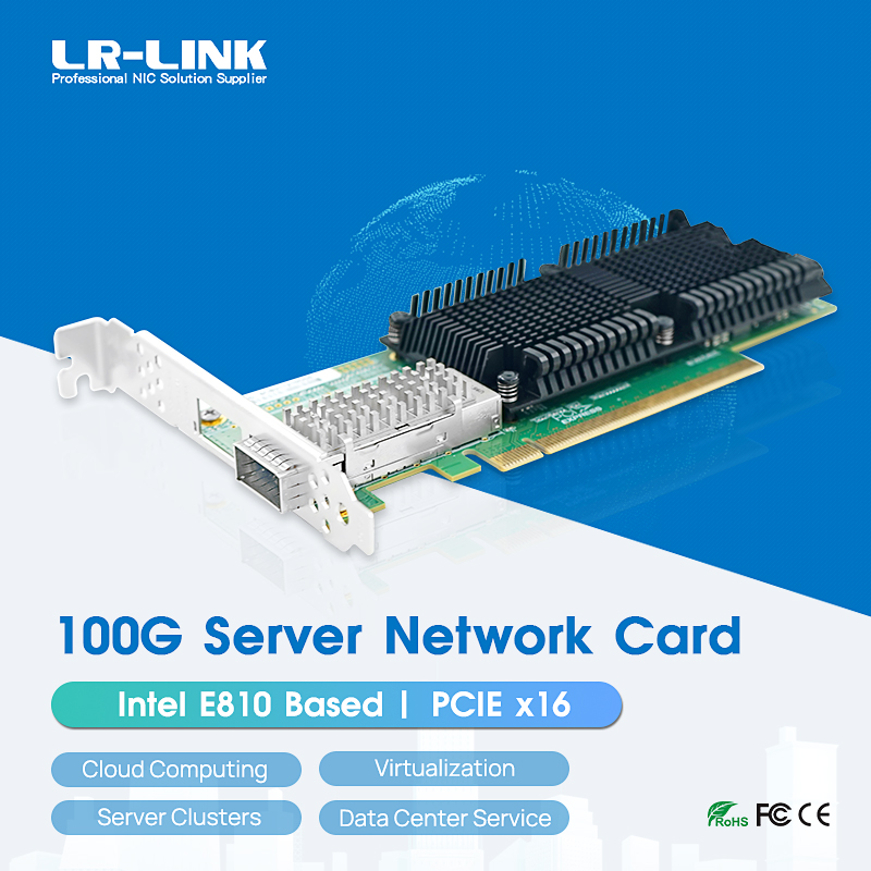 100Gbe Qsfp28 Network Card - LR-LINK 1019PF-QSFP28 Сетевая карта PCIe x16