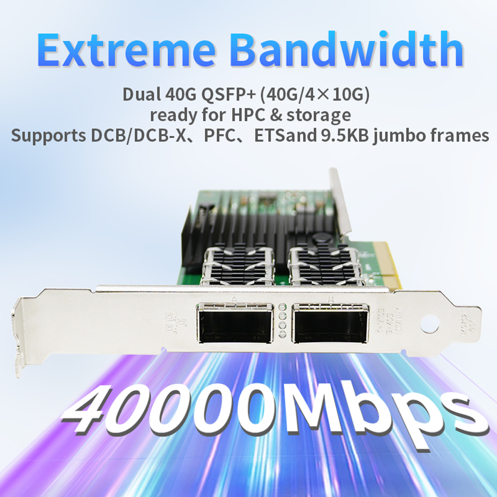 Сетевая карта X710-QDA2 с двум – обзор и цена Dual Port 40Gbe Pcie Nic