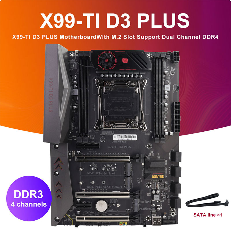 Материнская плата JGINYUE X99- – обзор и цена E5 2696 V3