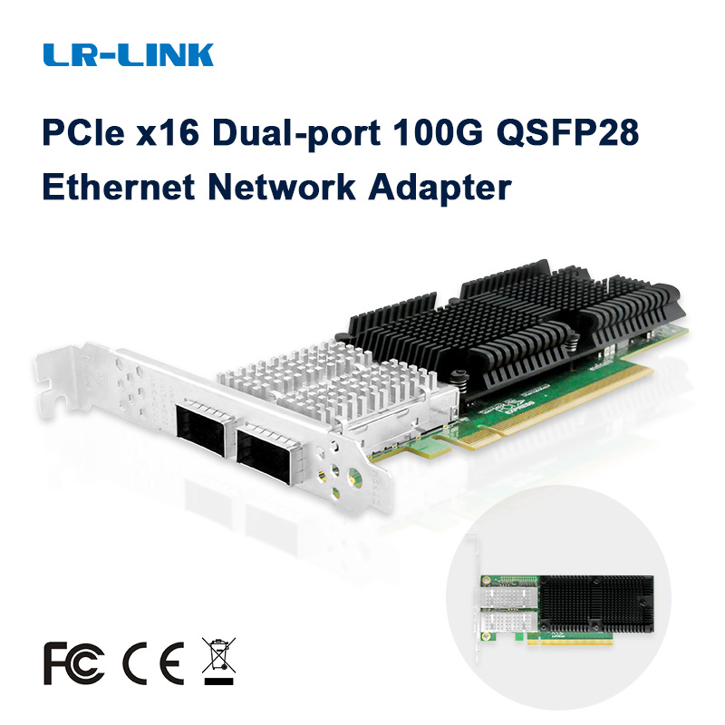 Сетевая карта LR-LINK 1014PF 1 – обзор и цена 100Gbe Qsfp28 Network Card